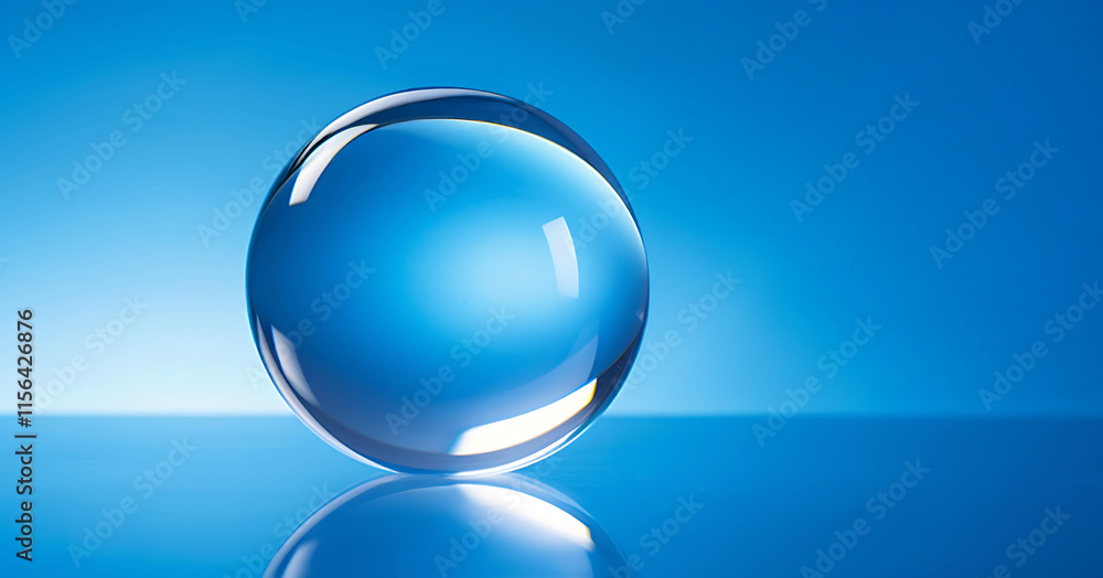 Empty glass transparent sphere Empty glass transparent sphere