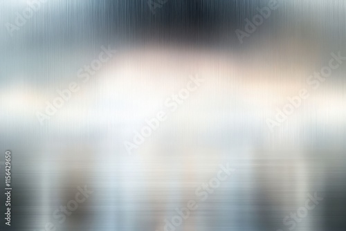 Abstract white and silver gradient with metallic sheen for futuristic design