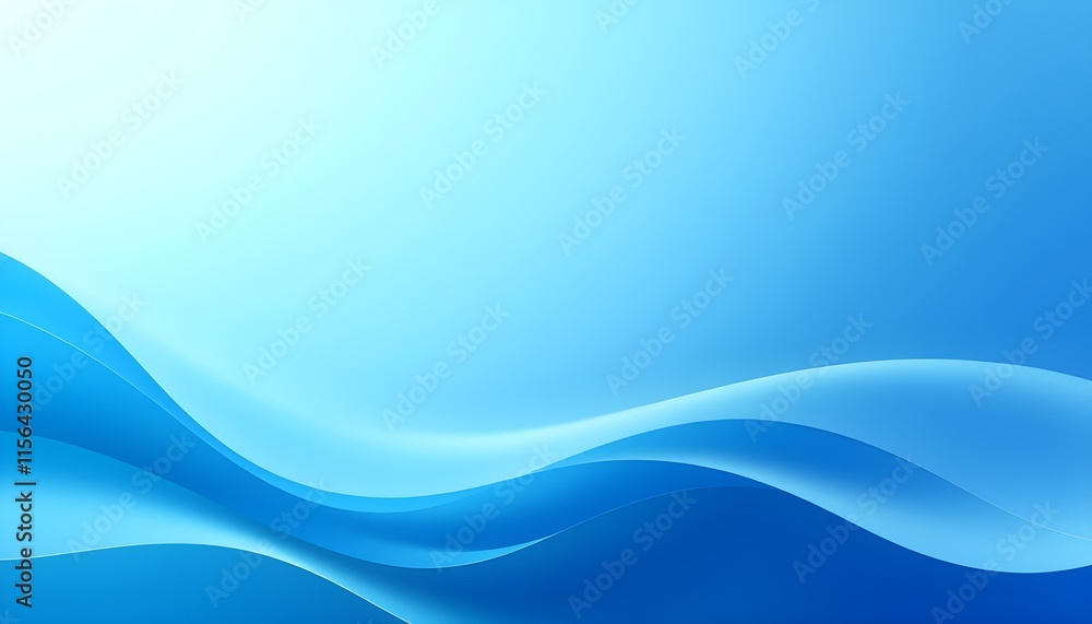 Abstract Blue Waves Background Design Abstract Blue Waves Background Design