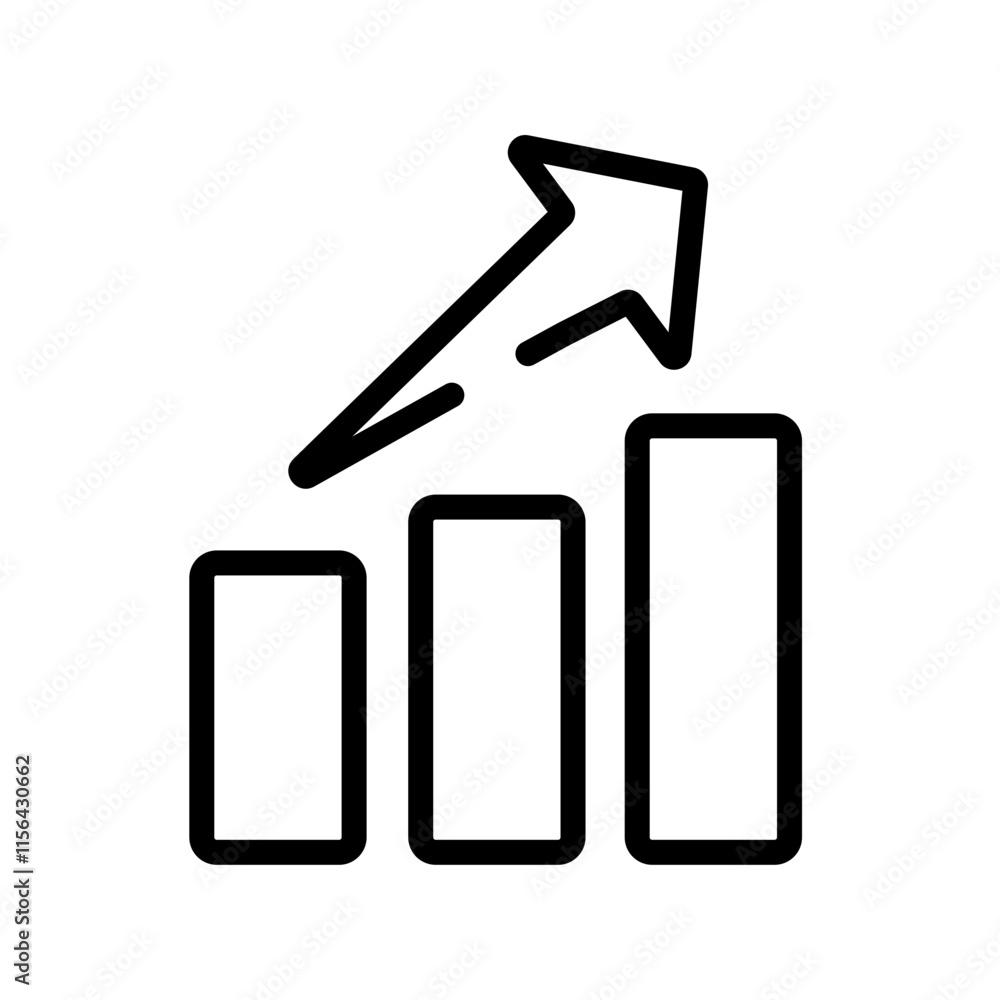 increase generic outline icon 