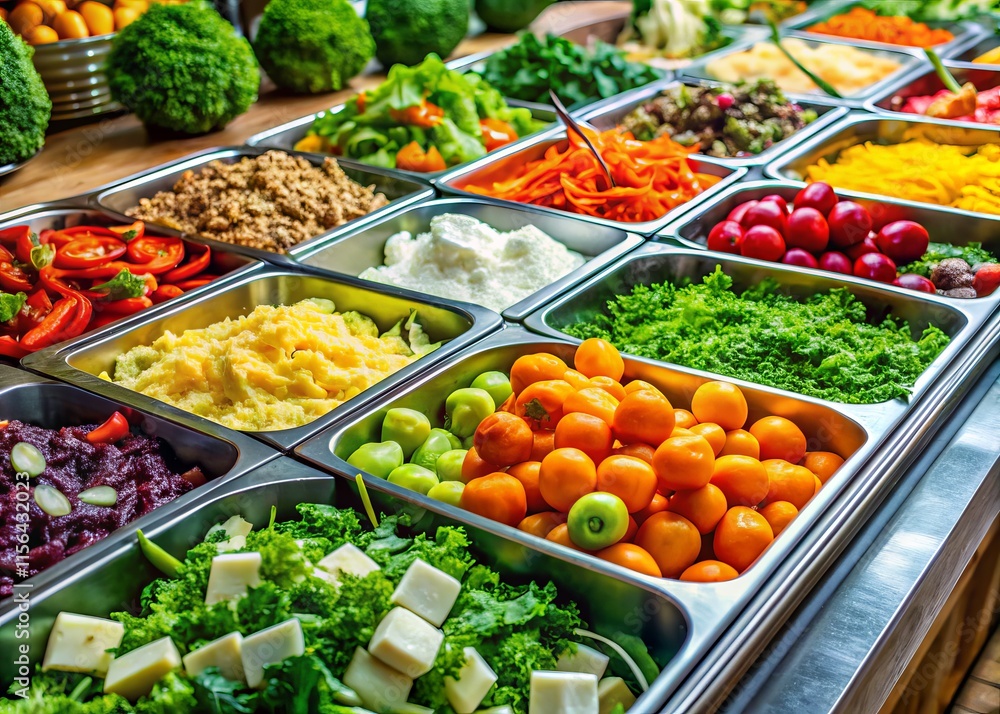 Lunchtime Salad Bar: Fresh Vegetables & Cheese Display - Rule of Thirds Photography Lunchtime Salad Bar: Fresh Vegetables & Cheese Display - Rule of Thirds Photography
