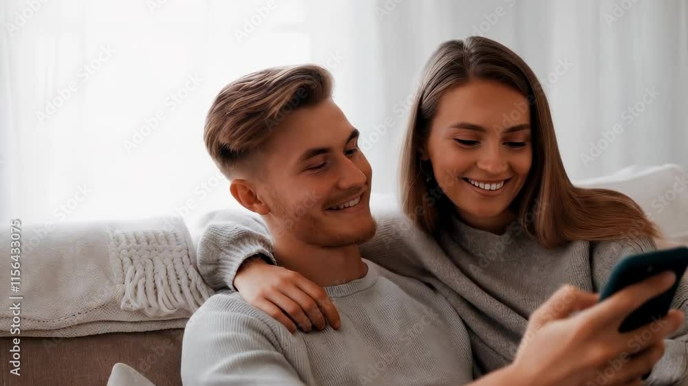 Couple Enjoying a Moment Together