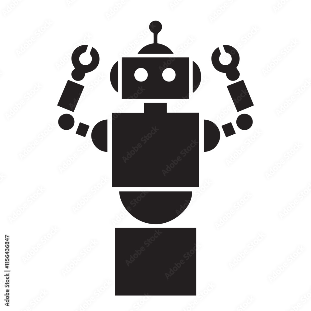 robot vector icon robot vector icon