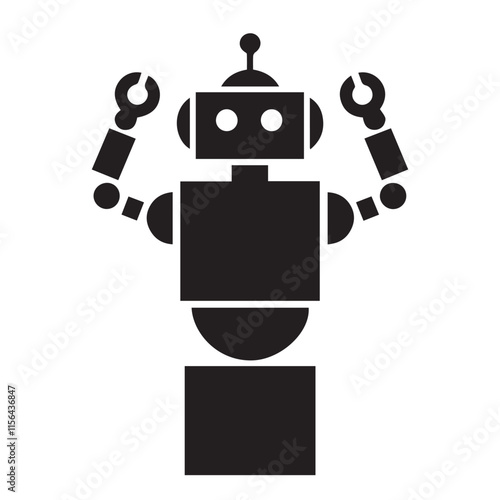 robot vector icon
