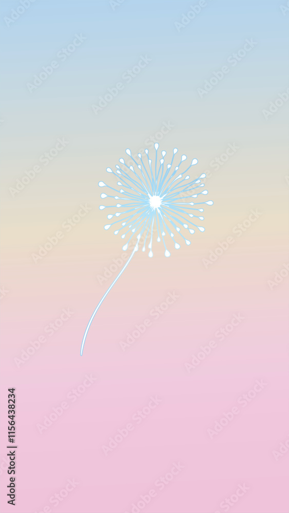 Fototapeta premium dandelion wallpapers for mobile phones and backgrounds Wallpapers featuring foliage typically feature a natural and lush aesthetic