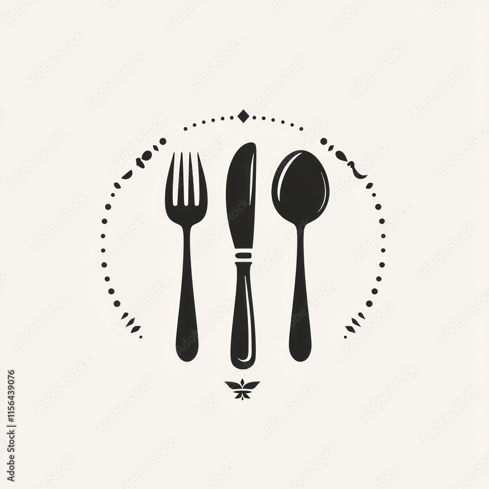 Simple cutlery set design.