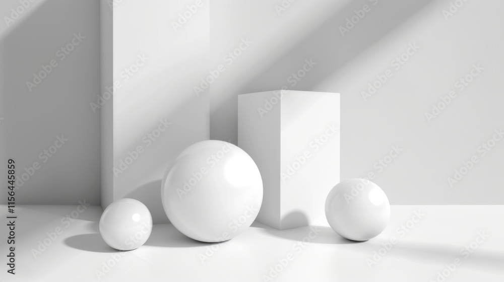 Exploring the 3D Minimalist Abstract Background Realm Exploring the 3D Minimalist Abstract Background Realm