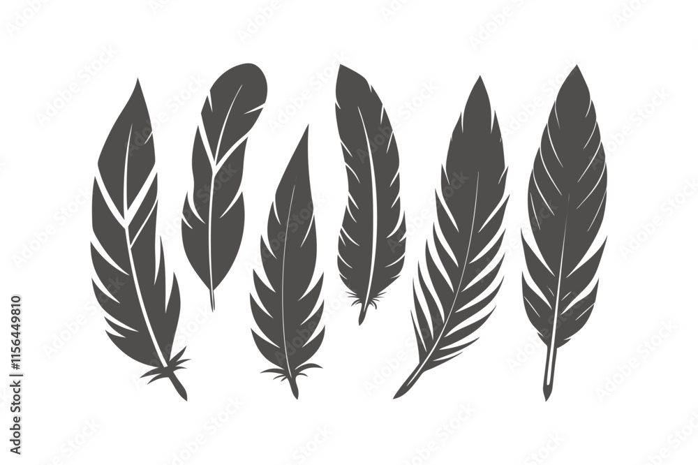 Elegant Feather Vector Illustration Set
Elegant Feather Vector Illustration Set