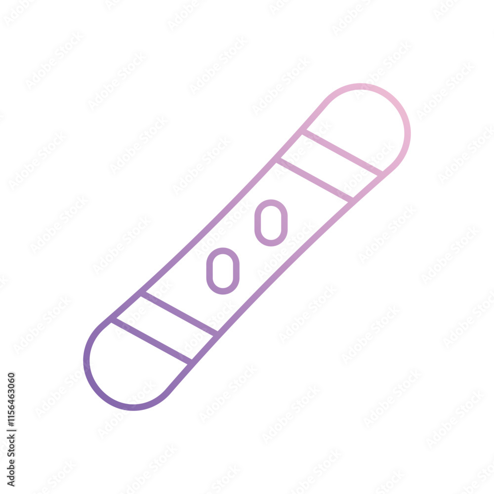 Snowboard icon isolated on a white background. Vector illustration. Snowboard icon isolated on a white background. Vector illustration.