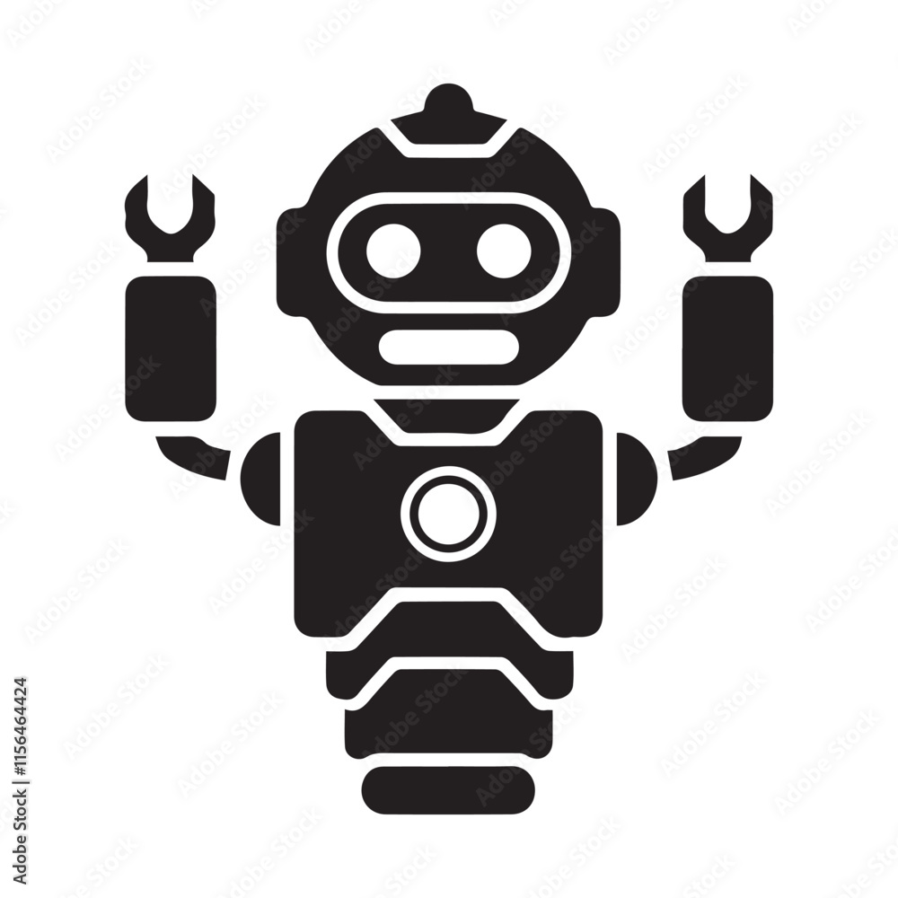 robot vector icon robot vector icon