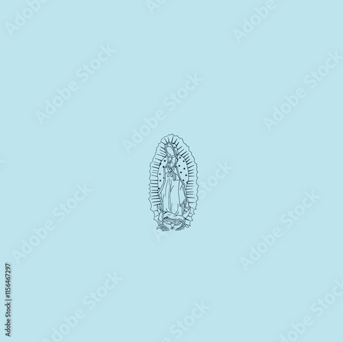 THESE HIGH QUALITY MOTHER MARIA VECTOR FOR USING VARIOUS TYPES OF DESIGN WORKS LIKE T-SHIRT, LOGO, TATTOO AND HOME WALL DESIGN
