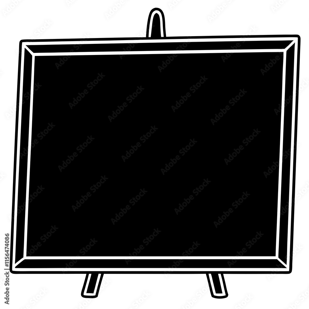 Blackboard Line Art Vector Design Blackboard Line Art Vector Design
