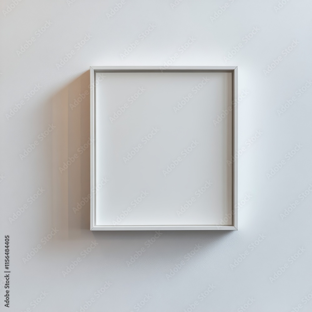 Frame in an interior on a white wall. A frame on isolated. Frame in an interior on a white wall. A frame on isolated.