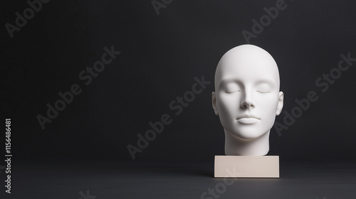 Serene Mannequin Head: A mi...