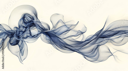 flying scarf in navy
