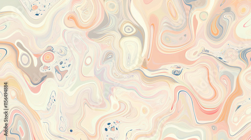 Abstract swirling patterns in soft pastel colors, creating a fluid, artistic texture.