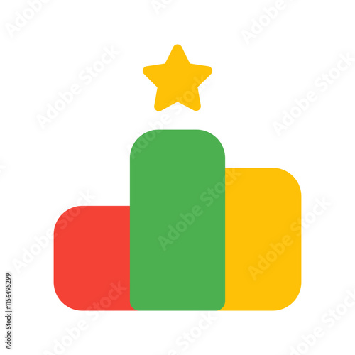 ranking flat icon