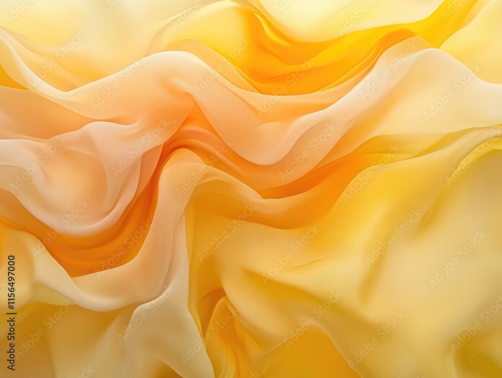 Obraz premium Yellow and White Fabric Close Up