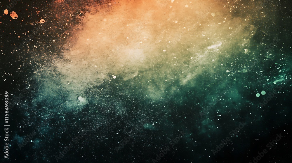 Vibrant Cosmic Abstract Painting: Digitally Rendered Nebula Texture. AI Generated Vibrant Cosmic Abstract Painting: Digitally Rendered Nebula Texture. AI Generated