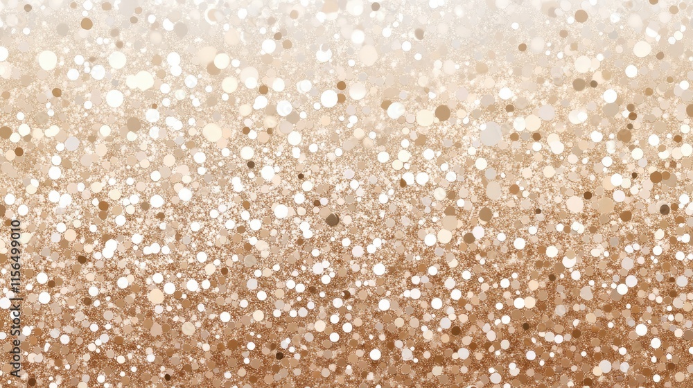 Abstract Gold Glitter Background With Shimmering Circles Abstract Gold Glitter Background With Shimmering Circles