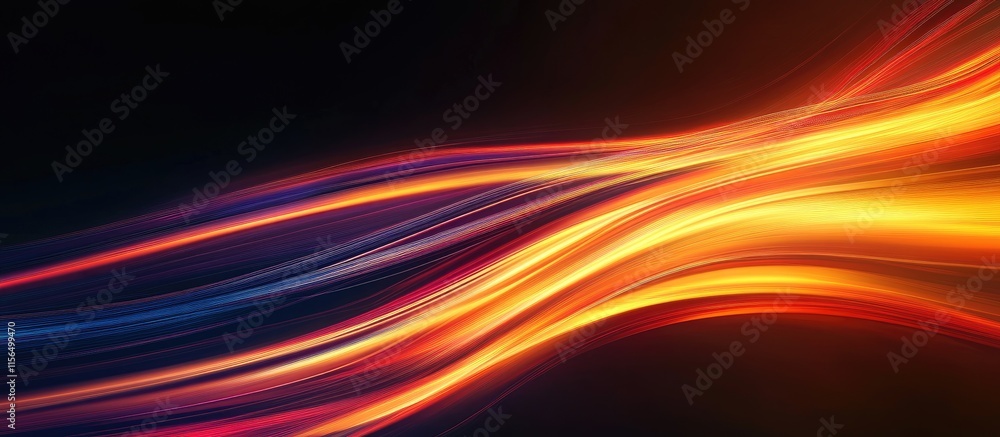 Vibrant abstract energy lines creating motion effects suitable for financial charts with space for text or data overlays Vibrant abstract energy lines creating motion effects suitable for financial charts with space for text or data overlays