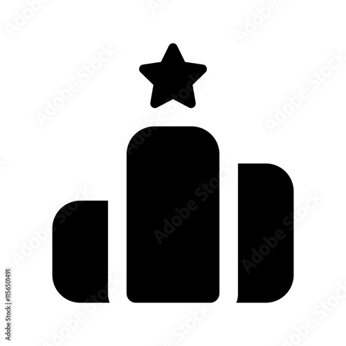 ranking glyph icon