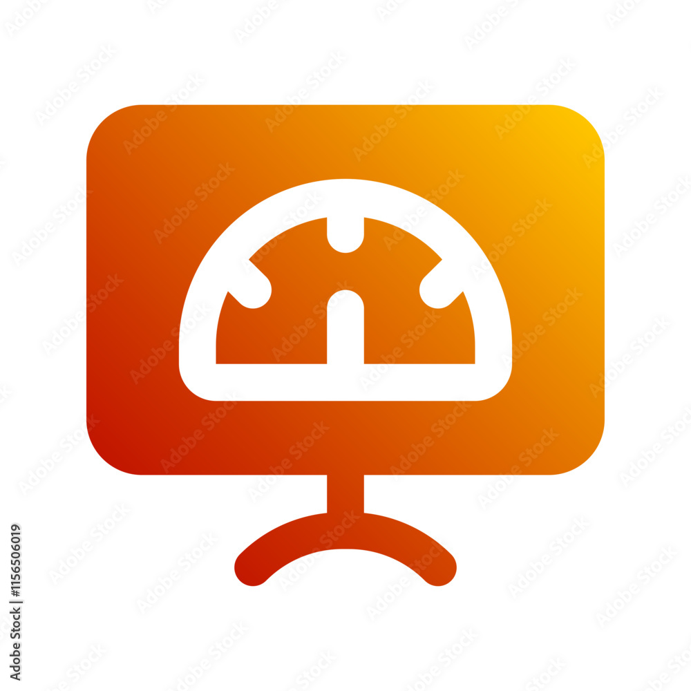 speed test gradient icon