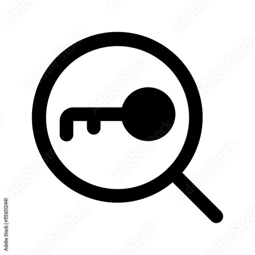 keyword line icon