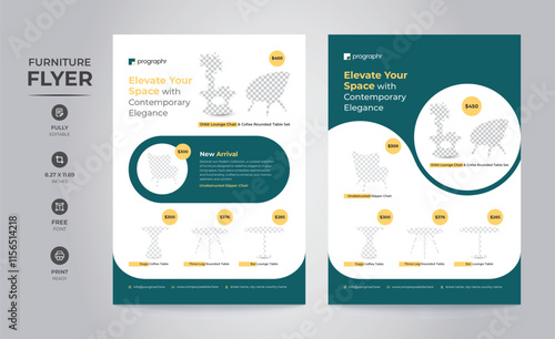 Modern Furniture Flyer Design Template