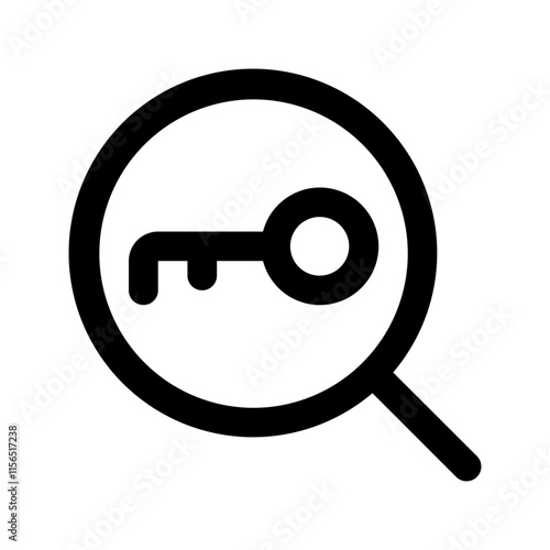 keyword line icon
