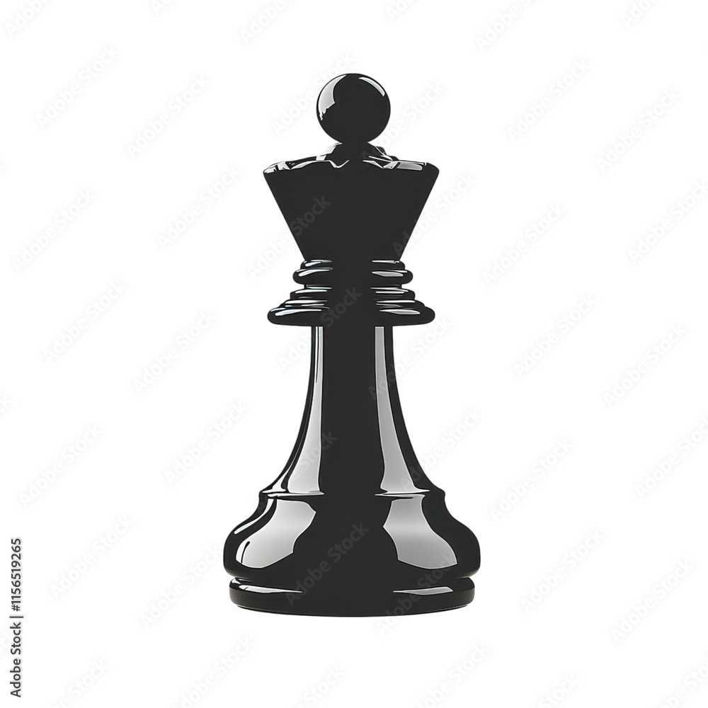 Black Chess Queen Piece Strategy Game Leadership Power Black Chess Queen Piece Strategy Game Leadership Power