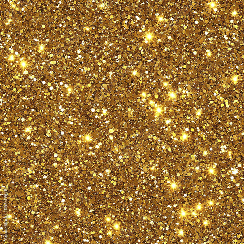 Golden glitter texture background sparkling shiny wrapping paper for Christmas holiday seasonal wallpaper decoration, greeting, wedding invitation card graphic design element, or video editing overlay