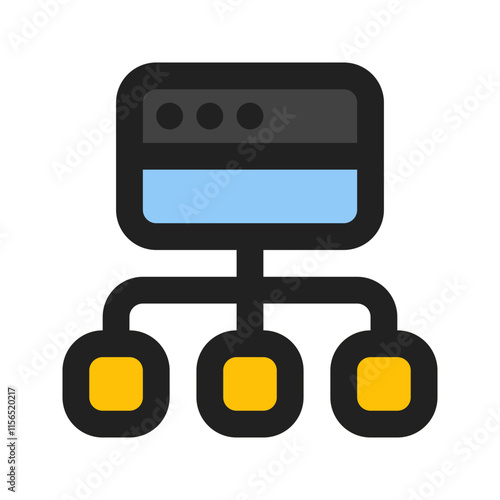 sitemap line color icon