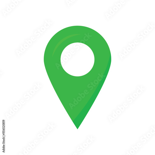 Simple Green Location Pin Icon for Digital Use Free Download Simple Green Location Pin Icon for Digital Use - GFXLoad