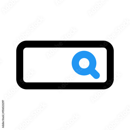 search bar line color icon