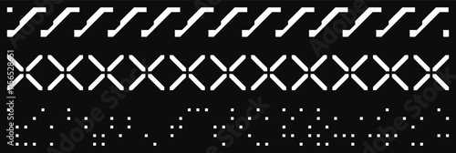 Futuristic GUI Elements with Cyberpunk Aesthetics.