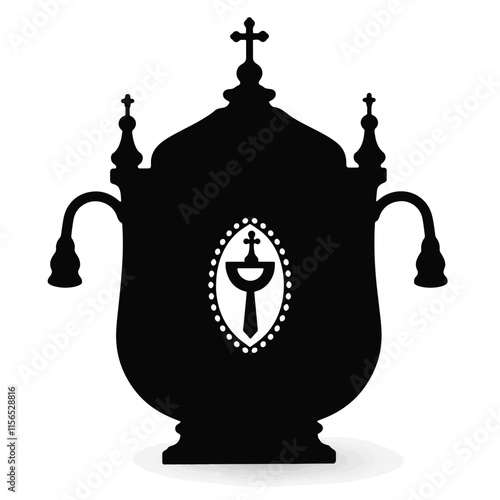 Sacred vessel from biblical times symbolizing faith and devotion in religious ceremonies