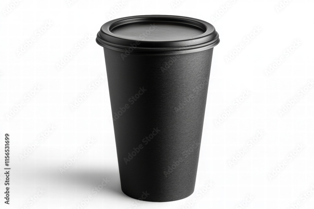 Black Disposable Coffee Cup with Lid Black Disposable Coffee Cup with Lid