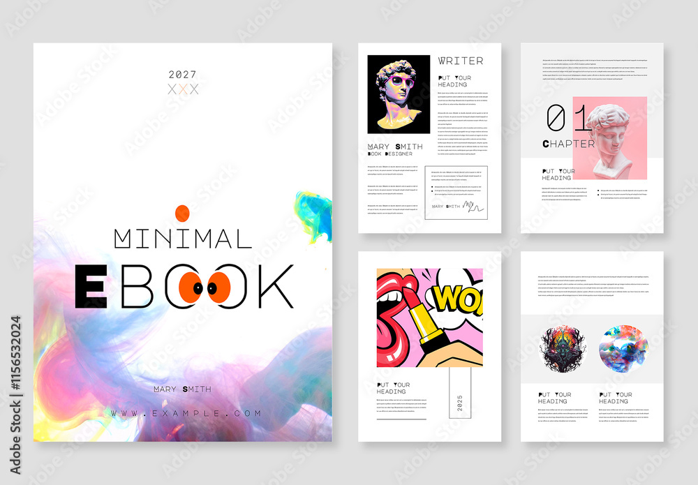 Ebook Layout Stock Template | Adobe Stock