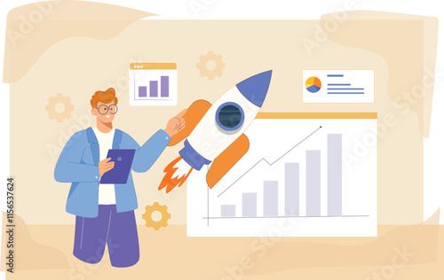 Vibrant visuals highlighting strategic investment planning and financial growth techniques for business success.