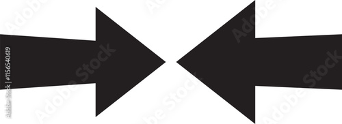 horizantal exchange arrows icon with flat style. Isolated vector vertical exchange arrows icon image on a white background.