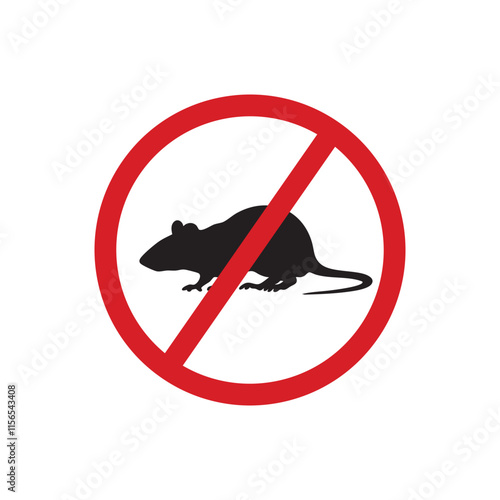 No Rats Allowed Sign
