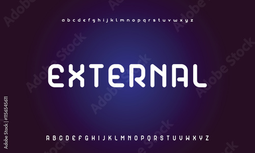 Creative font. Modern abstract digital tech font. Logo creative font, type, technology, movie, digital, music, movie. Fonts and illustration in vector format.