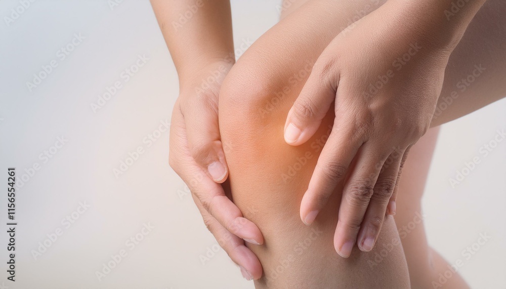 Images showing increasing knee joint swelling Images showing increasing knee joint swelling