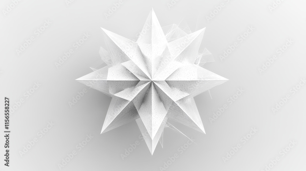 The star hologram. A star made up of polygons, triangles, points, and lines. The star is a low-poly compound structure. The technology concept. The star hologram. A star made up of polygons, triangles, points, and lines. The star is a low-poly compound structure. The technology concept.