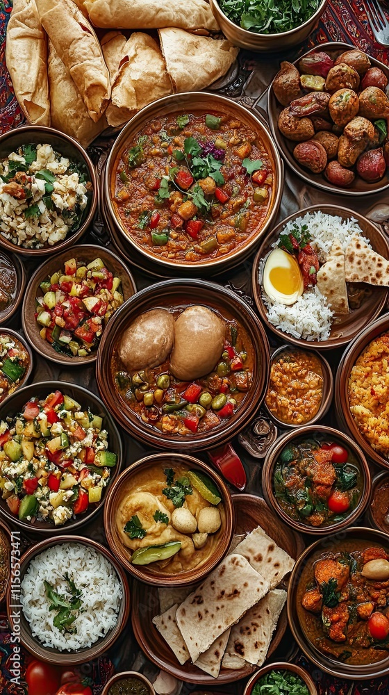 Fototapeta premium Indian Food Feast