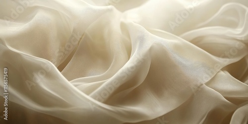 Wallpaper Mural Soft Cream Fabric Waves Background with Empty Space for Text and Elegant Drapery Design for Luxury and Fashion Themes Torontodigital.ca