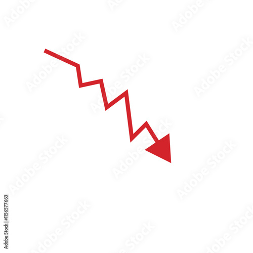 Financial Crisis and Economic Collapse Market Crash Global Meltdown Vector Illustration on White Background