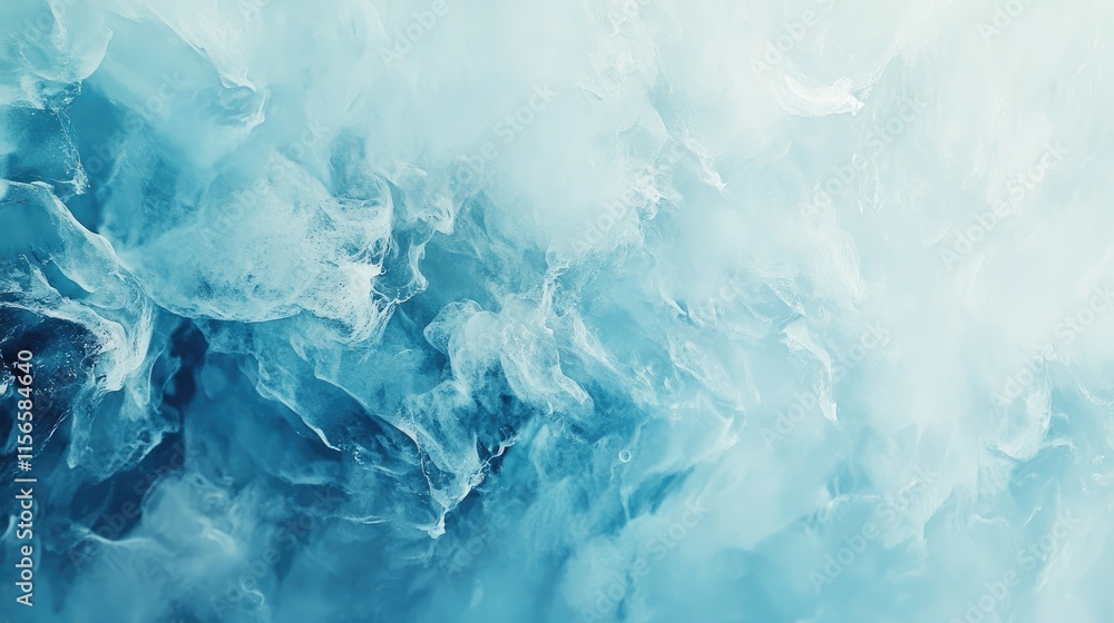 Abstract Textured Background of Crystal Clear Blue Water with Sea Foam and Empty Space for Creative Text Overlay Abstract Textured Background of Crystal Clear Blue Water with Sea Foam and Empty Space for Creative Text Overlay