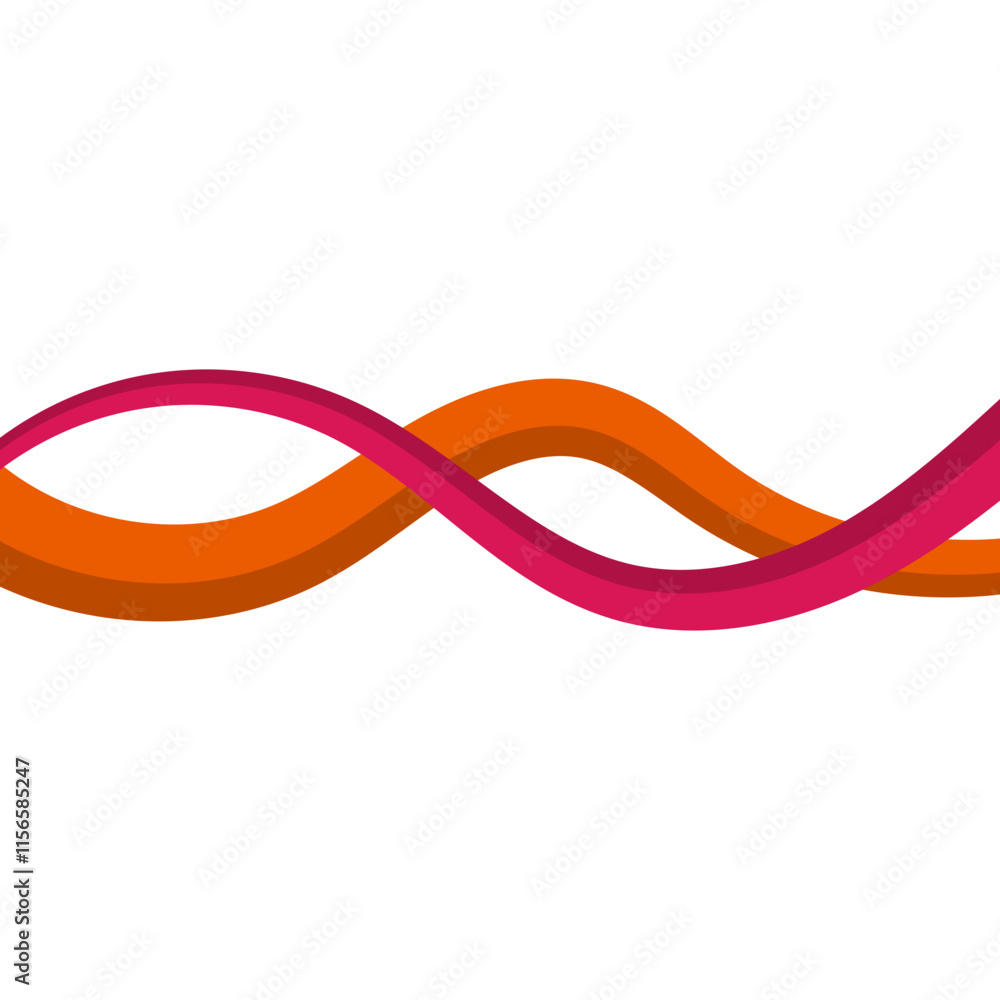 Abstract Wavy Line Border Abstract Wavy Line Border